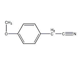 4-甲氧基乙腈结构式