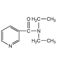 N,N-二乙基烟酰胺结构式