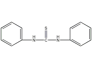 N,N'-二苯基硫脲结构式