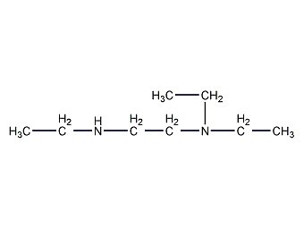 N,N,N'-三乙基乙二胺结构式