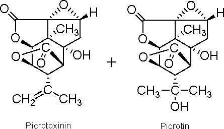 木防己苦毒素结构式