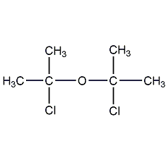 双(2-氯异丙基)醚结构式