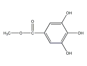 没食子酸甲酯结构式