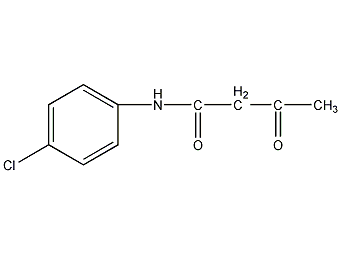 对氯乙酰乙酰胺结构式