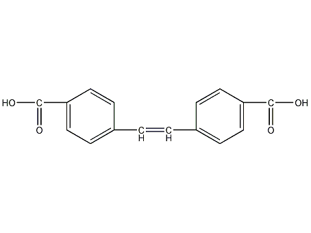 4,4'-二乙烯二羧酸结构式