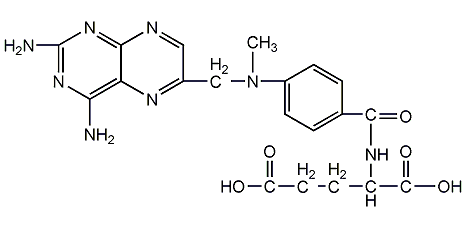 甲氨蝶呤结构式