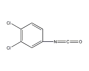 3,4-二氯苯异氰酸酯结构式