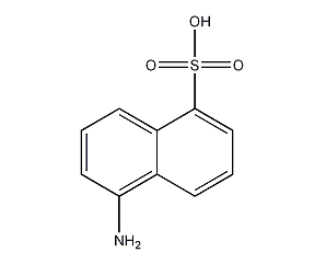 5-氨基萘-1-磺酸结构式