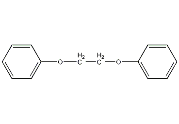 1,2-二苯氧基乙烷结构式