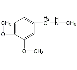 3,4-二甲氧基甲酰基甲胺结构式