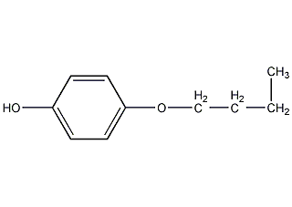 4-正丁氧基苯酚结构式