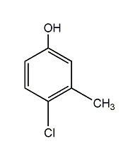 4-氯-3-甲基酚结构式