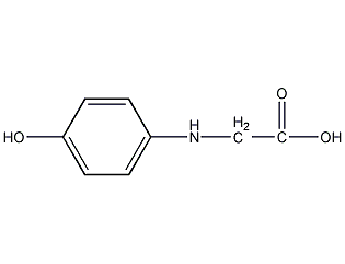 N-(4-羟基)甘氨酸结构式