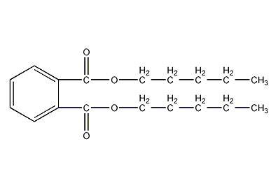 邻二甲酸二戊酯结构式