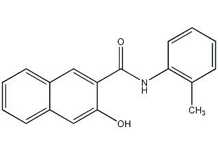 N-(3-羟基-2-萘甲酰基)邻胺结构式