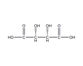 DL-酒石酸结构式