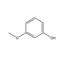 间甲氧基酚结构式