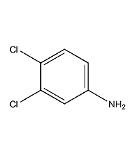 3,4-二氯苯胺结构式