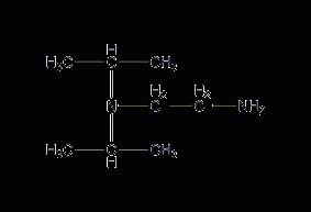 N,N-二异丙基乙二胺结构式