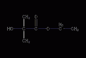 2-甲基-2-羟基丙酸乙酯结构式