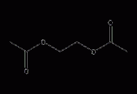 1,2-乙二醇二乙酸酯结构式