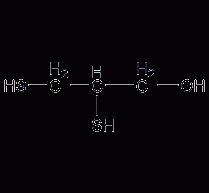 2,3-二巯基-1-丙醇结构式