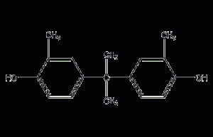 2,2-双(4-羟基-3-苯甲基)丙烷结构式