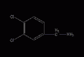 3,4-二氯苯甲胺结构式