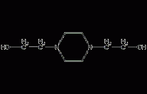 1,4-双(2-羟氧基)对二氮乙环乙烷结构式