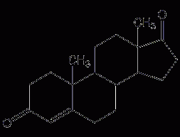 4-雄甾醇-3,17-二酮结构式