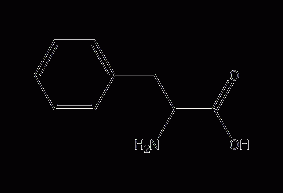 DL-苯丙氨酸结构式